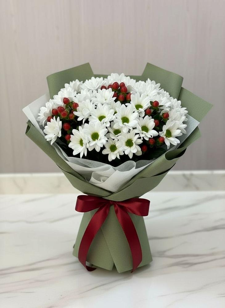 Букет цветов из: Хризантемы в Новозаведенном