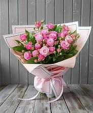 Букет Розовый кустик #REPLACE_PRED# Новозаведенном