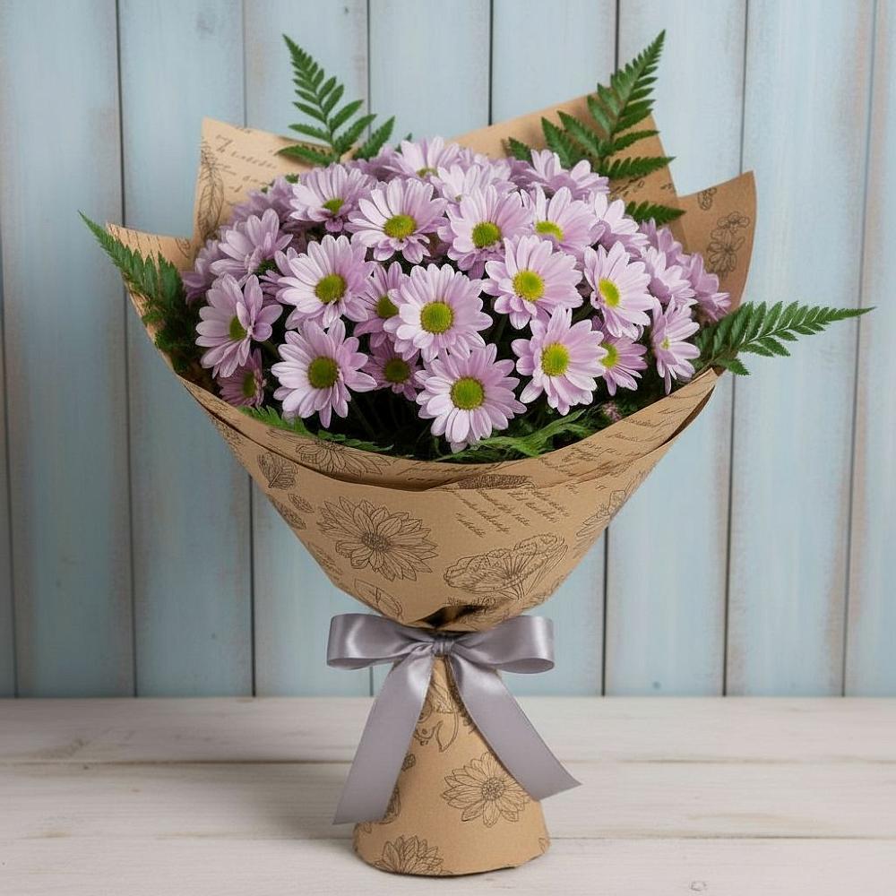 Букет цветов из: Хризантемы в Новозаведенном