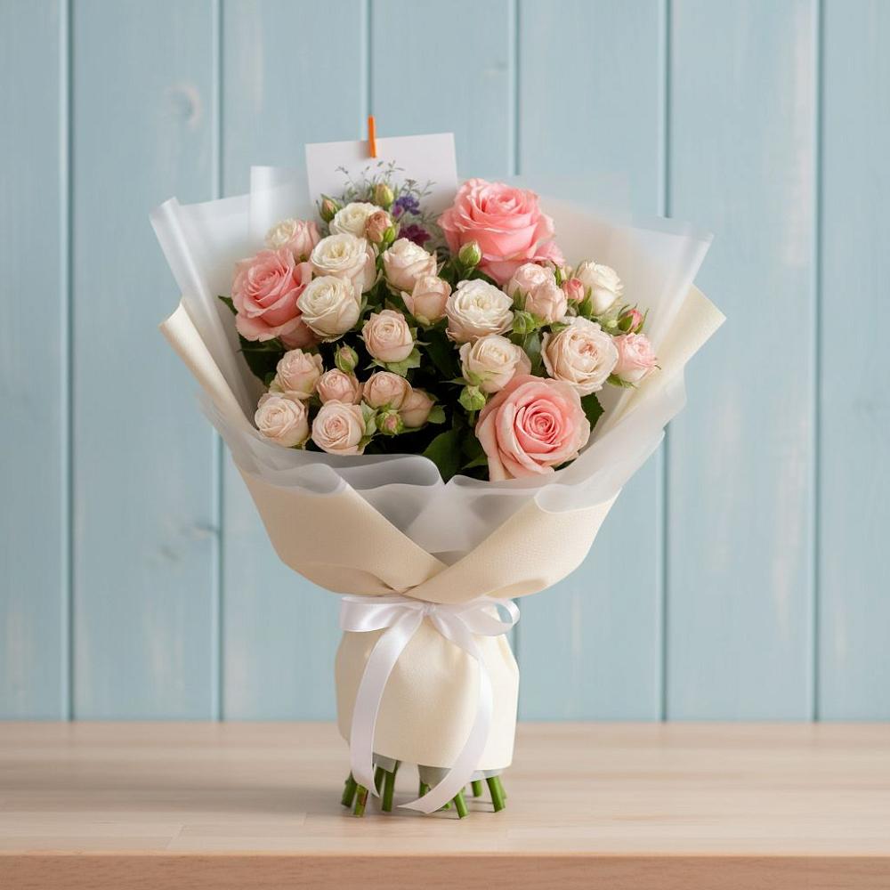 Букет цветов из: Розы в Новозаведенном