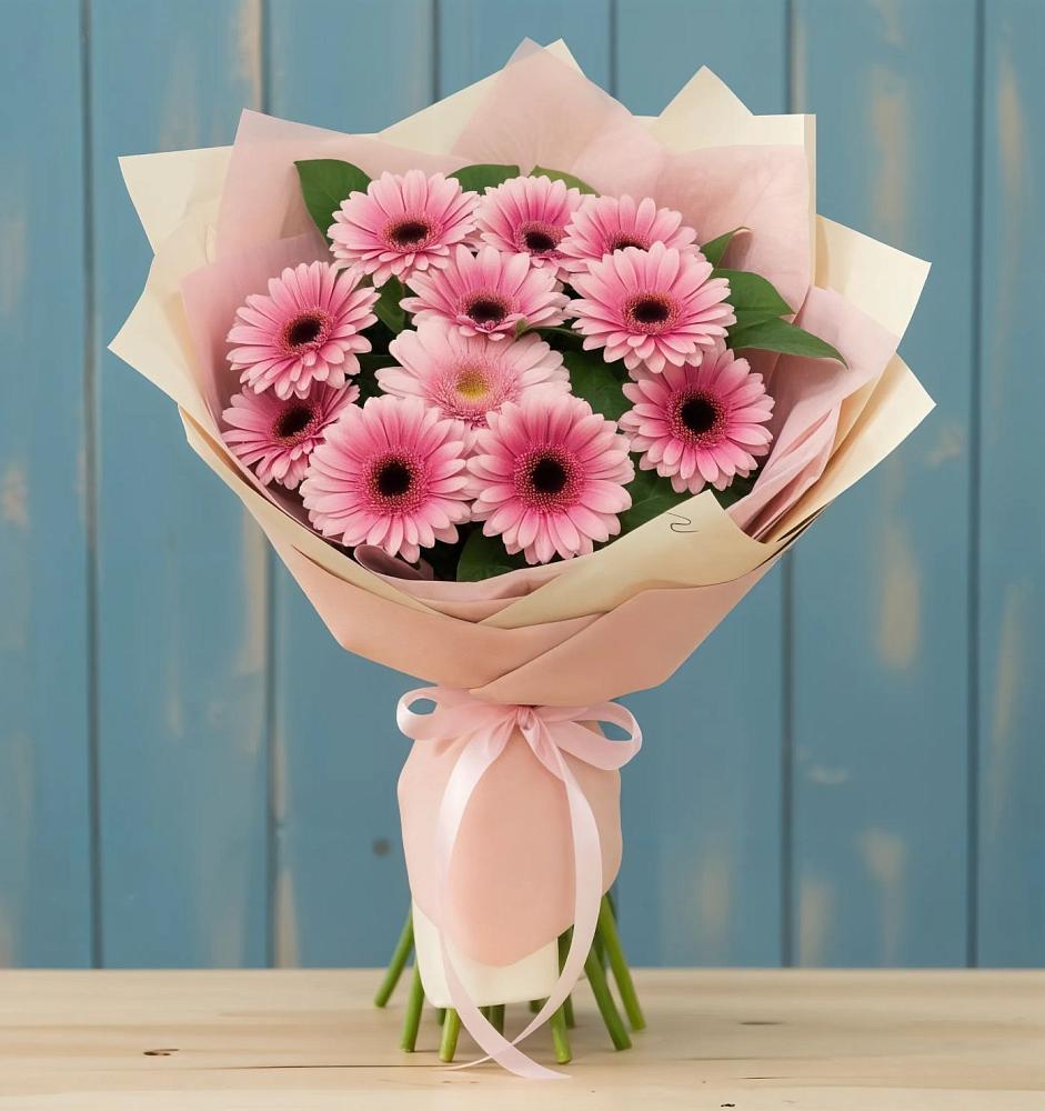 Букет цветов из: Герберы в Новозаведенном