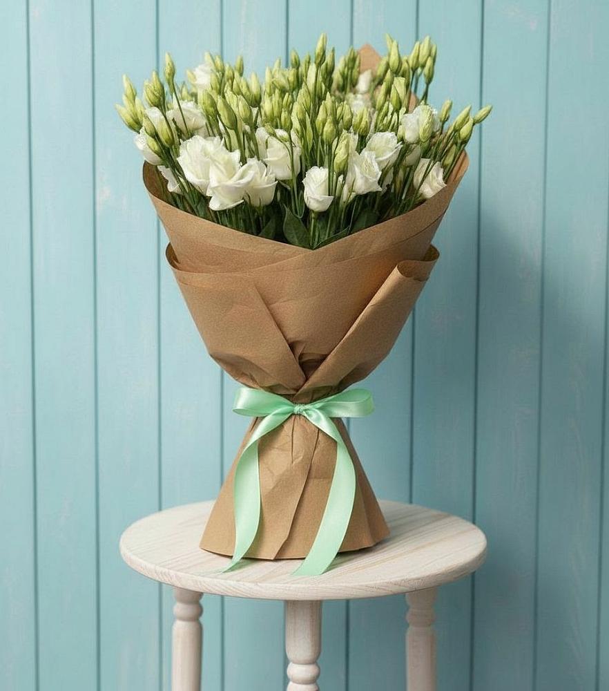 Букет цветов из: Лизиантусы в Новозаведенном