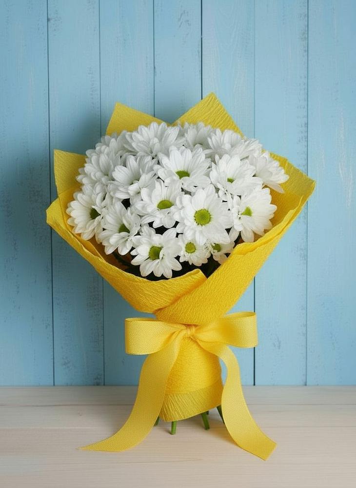 Букет цветов из: Хризантемы в Новозаведенном