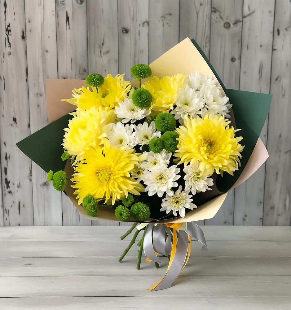 Букет цветов из: Хризантемы в Новозаведенном