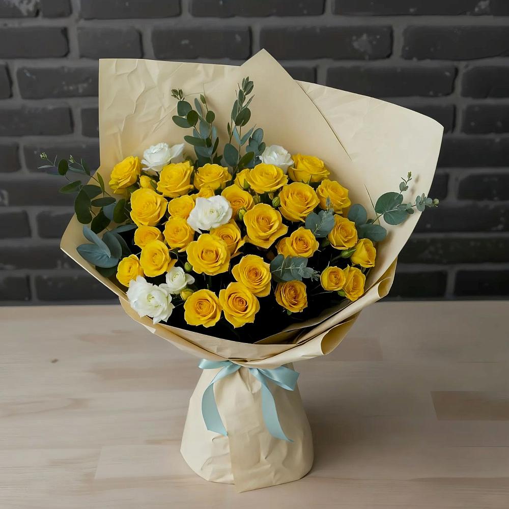 Букет цветов из: Розы в Новозаведенном