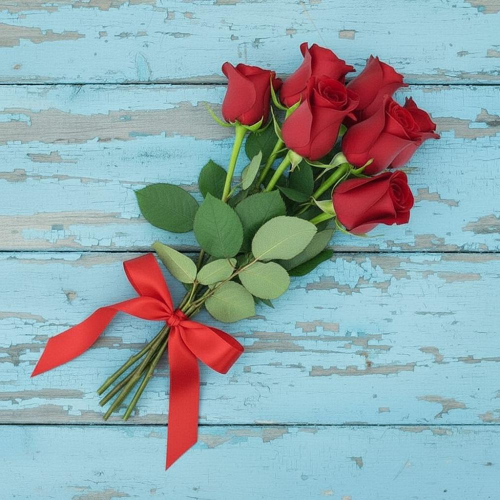Букет Красные розы в Новозаведенном