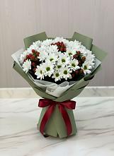 Букет цветов из:  Хризантемы в Новозаведенном