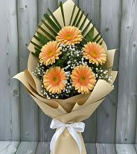 Букет цветов из:  Герберы в Новозаведенном